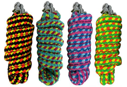 8' Braided Softy Cotton Contest Reins. ONLY